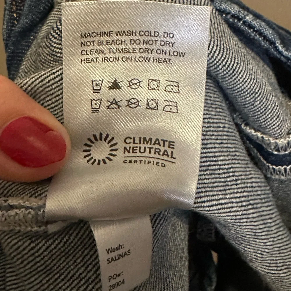 Reformation Freda high waist denim miniskirt size 28